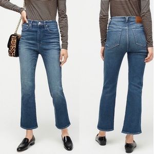 J. Crew Point Sur Denim Blue Cropped Ankle Jeans